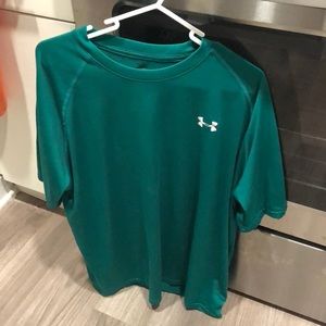 Under armor teal athletic shirt